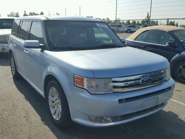 2FMDK52C19BA77810 - 2009 FORD FLEX SEL BLUE photo 1