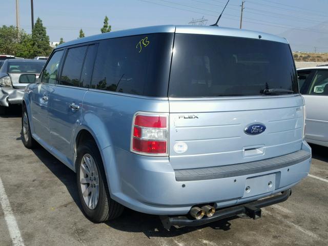 2FMDK52C19BA77810 - 2009 FORD FLEX SEL Mavi foto 3