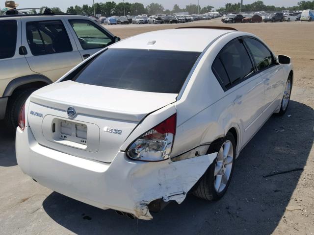 1N4BA41E96C843263 - 2006 NISSAN MAXIMA SE WHITE photo 4