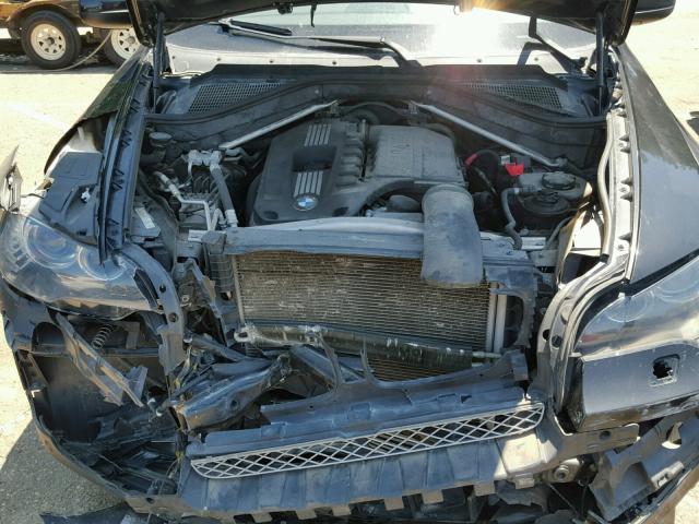 5UXFG43579L223912 - 2009 BMW X6 XDRIVE3 BLACK photo 7