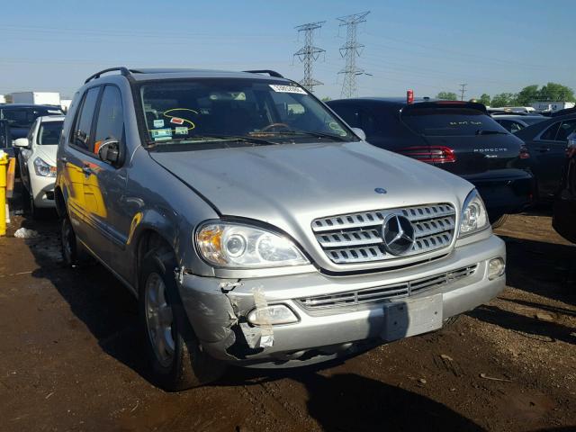 4JGAB75E73A426497 - 2003 MERCEDES-BENZ ML 500 SILVER photo 1