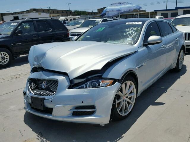 SAJWA2GZ1E8V61499 - 2014 JAGUAR XJL PORTFO SILVER photo 2