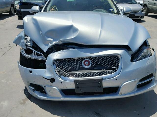 SAJWA2GZ1E8V61499 - 2014 JAGUAR XJL PORTFO SILVER photo 9