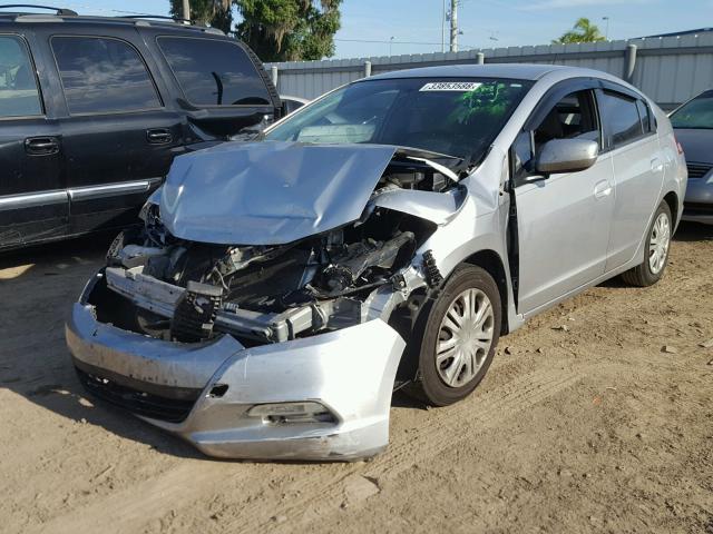 JHMZE2H52BS006439 - 2011 HONDA INSIGHT LX SILVER photo 2