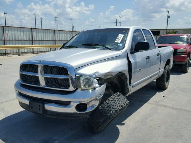 1B7HA18N72J121868 - 2002 DODGE RAM 1500 SILVER photo 2