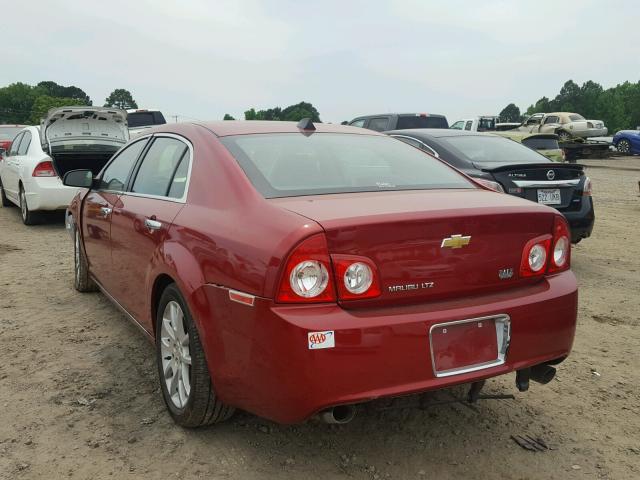 1G1ZG5E70CF377122 - 2012 CHEVROLET MALIBU LTZ RED photo 3