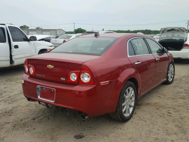 1G1ZG5E70CF377122 - 2012 CHEVROLET MALIBU LTZ RED photo 4