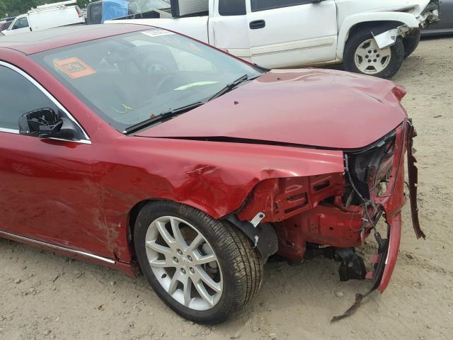 1G1ZG5E70CF377122 - 2012 CHEVROLET MALIBU LTZ RED photo 9