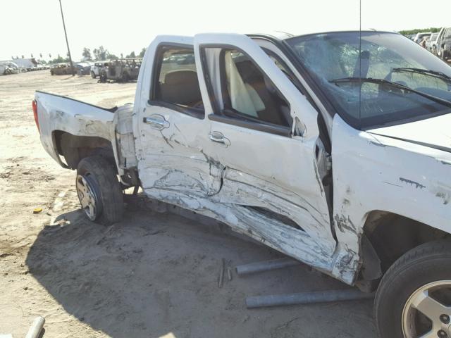 1GTD5MF92C8109954 - 2012 GMC CANYON SLE WHITE photo 9