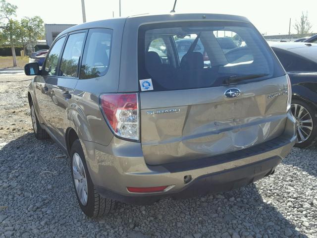 JF2SH61679H776827 - 2009 SUBARU FORESTER 2 GOLD photo 3