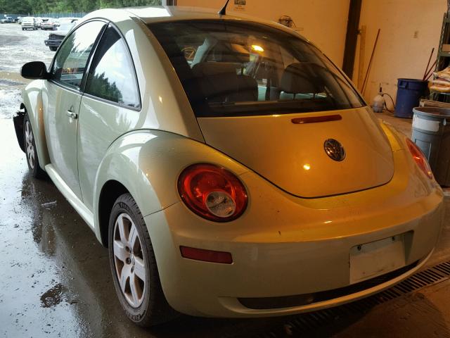 3VWRW31C37M504708 - 2007 VOLKSWAGEN NEW BEETLE 绿色 照片 3