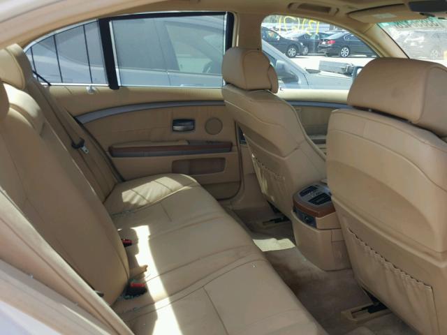 WBAGL63464DP69721 - 2004 BMW 745 I WHITE photo 6