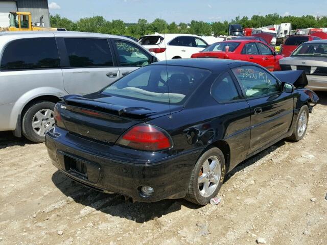 1G2NW12E5YM863467 - 2000 PONTIAC GRAND AM G BLACK photo 4