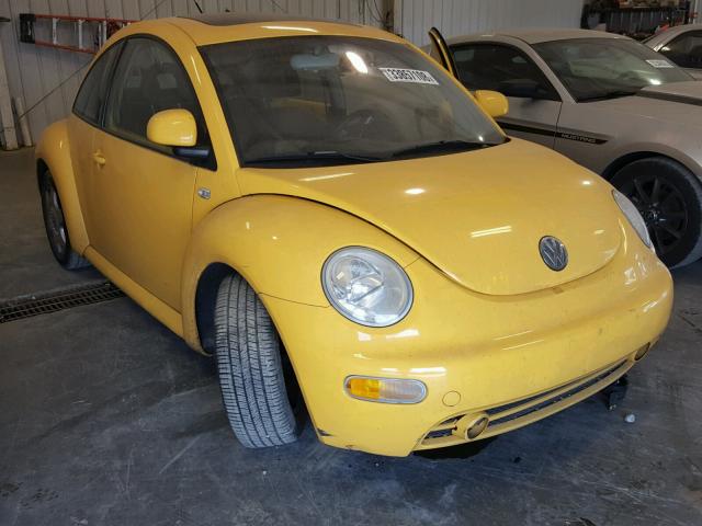 3VWCD21C7YM485376 - 2000 VOLKSWAGEN NEW BEETLE 黄色 照片 1