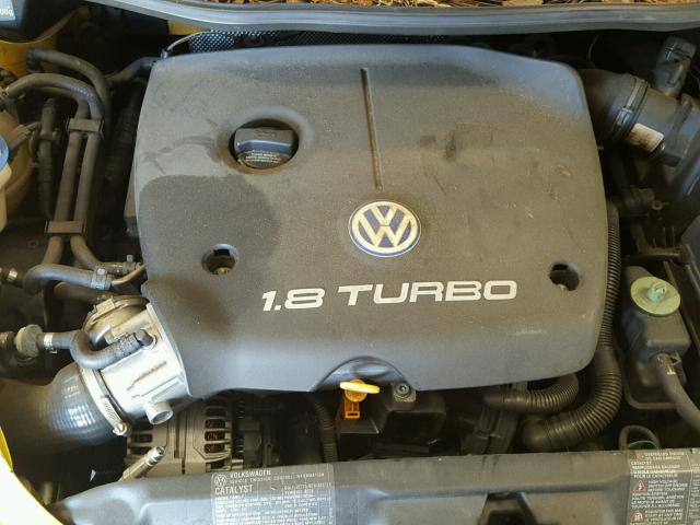 3VWCD21C7YM485376 - 2000 VOLKSWAGEN NEW BEETLE 黄色 照片 7