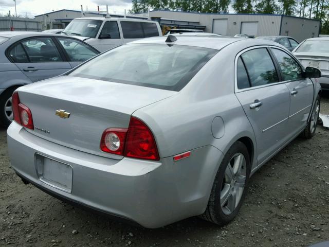 1G1ZC5E09CF238282 - 2012 CHEVROLET MALIBU 1LT 银色 照片 4