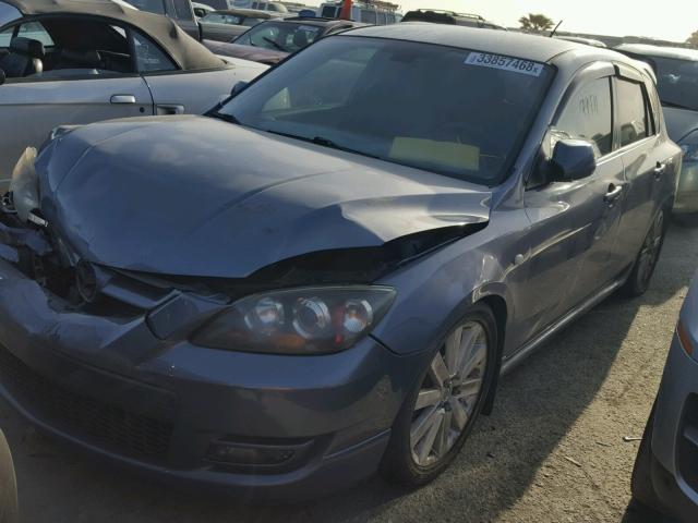 JM1BK34M081860472 - 2008 MAZDA SPEED 3 蓝色 照片 2