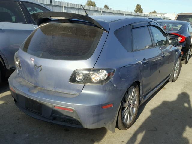 JM1BK34M081860472 - 2008 MAZDA SPEED 3 蓝色 照片 4