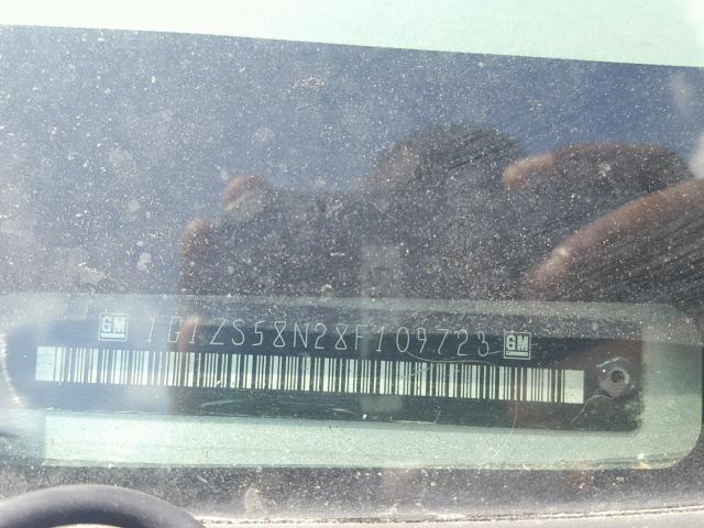 1G1ZS58N28F109723 - 2008 CHEVROLET MALIBU LS 银色 照片 10