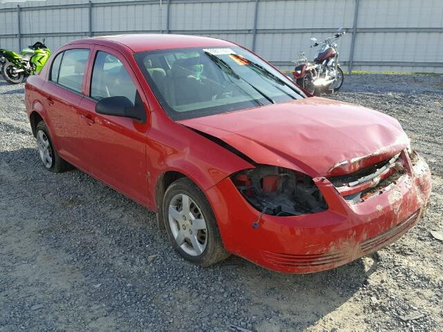 1G1AK55F067601636 - 2006 CHEVROLET COBALT RED photo 1