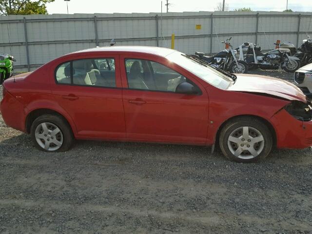 1G1AK55F067601636 - 2006 CHEVROLET COBALT RED photo 9