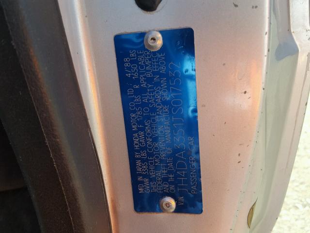 JH4DA3351JS017532 - 1988 ACURA INTEGRA LS SILVER photo 10