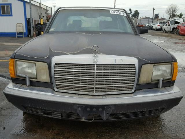 WDBCA35E3MA601823 - 1991 MERCEDES-BENZ 420 SEL CHARCOAL photo 9