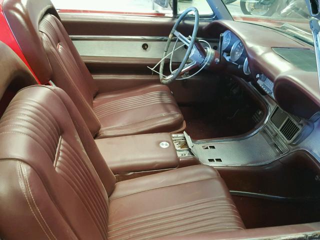 3Y83Z157170 - 1963 FORD T BIRD RED photo 5
