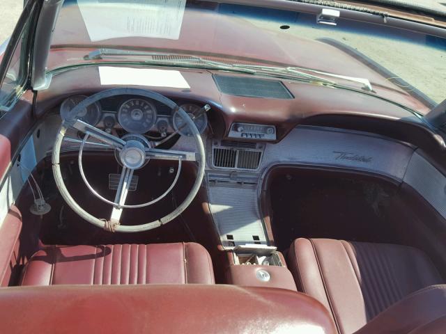 3Y83Z157170 - 1963 FORD T BIRD RED photo 9