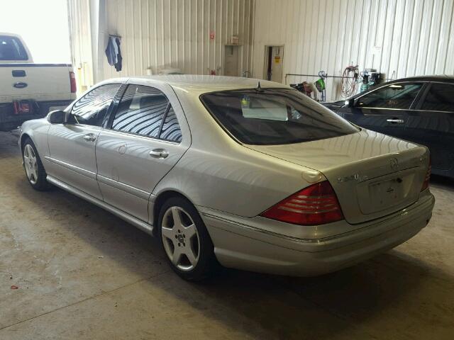 WDBNG84J36A472472 - 2006 MERCEDES-BENZ S 500 4MAT SILVER photo 3