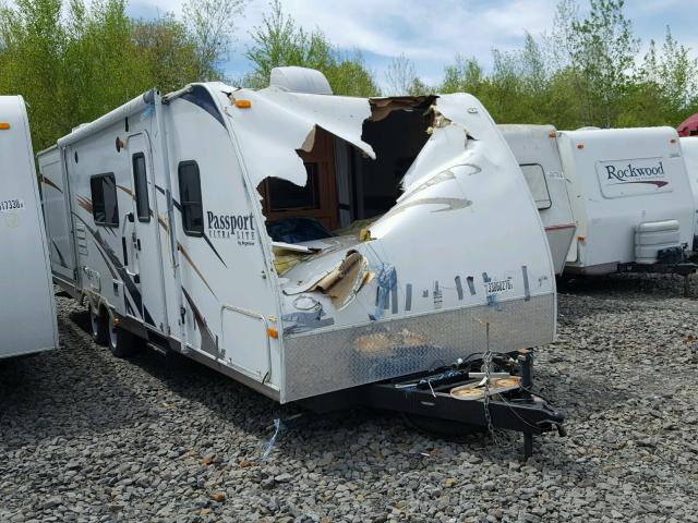 4YDT3002286411993 - 2008 KEYSTONE PASSPORT WHITE photo 1