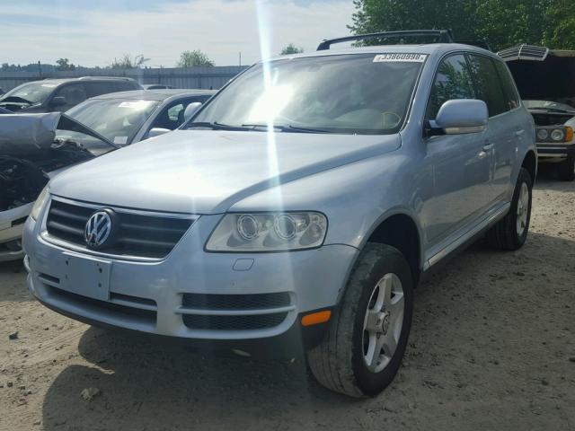 WVGBC67LX4D004733 - 2004 VOLKSWAGEN TOUAREG 3. BLUE photo 2