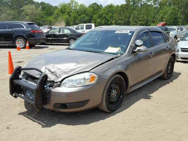 2G1WS57M291208451 - 2009 CHEVROLET IMPALA POL BROWN photo 2