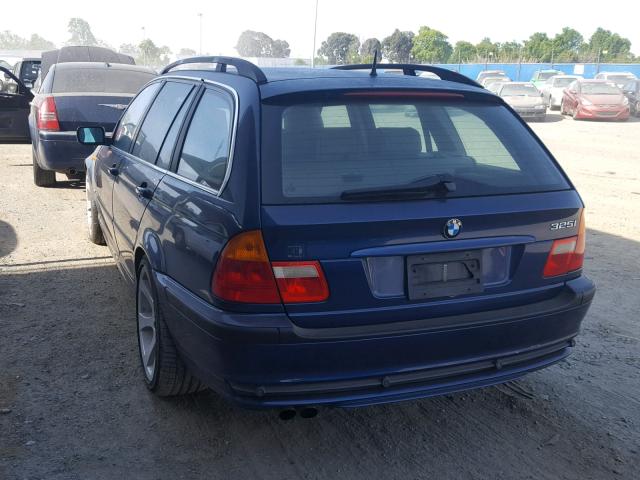 WBAEN33474PC13645 - 2004 BMW 325 IT BLUE photo 3