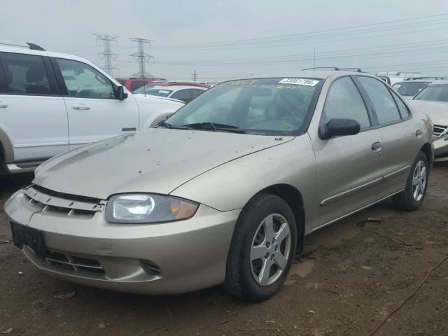 1G1JF52F347117952 - 2004 CHEVROLET CAVALIER L TAN photo 2