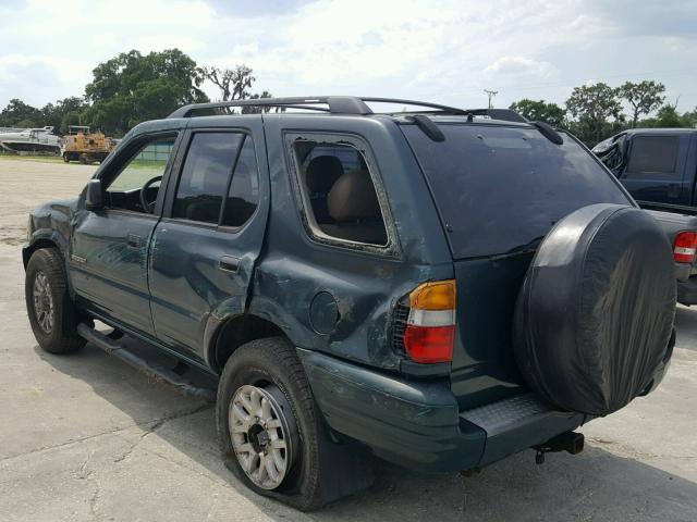 4S6CK58W8Y4409965 - 2000 HONDA PASSPORT E 绿色 照片 3