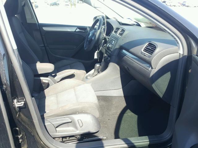 WVWDB7AJ1DW131565 - 2013 VOLKSWAGEN GOLF BLACK photo 5