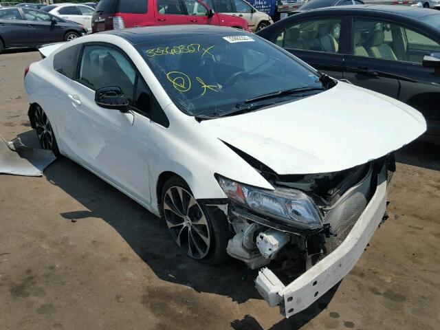 2HGFG4A57DH705260 - 2013 HONDA CIVIC WHITE photo 1