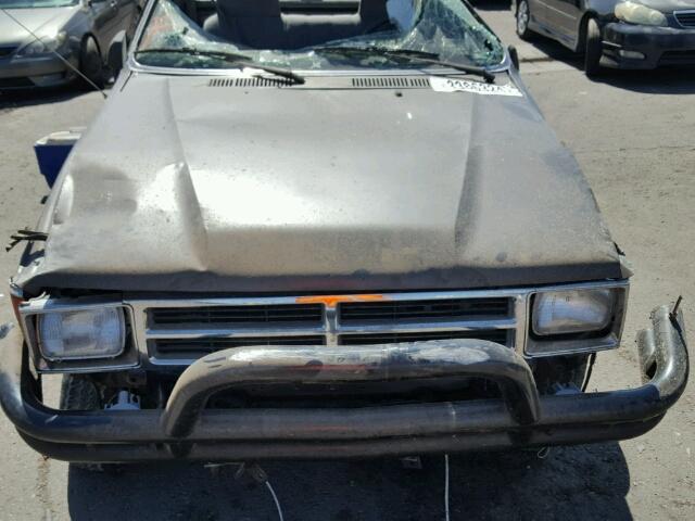 JT4RN63AXJ0217105 - 1988 TOYOTA SHORT BED GRAY photo 7