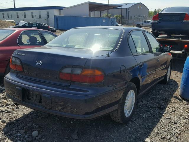 1G1ND52J416248918 - 2001 CHEVROLET MALIBU BLUE photo 4