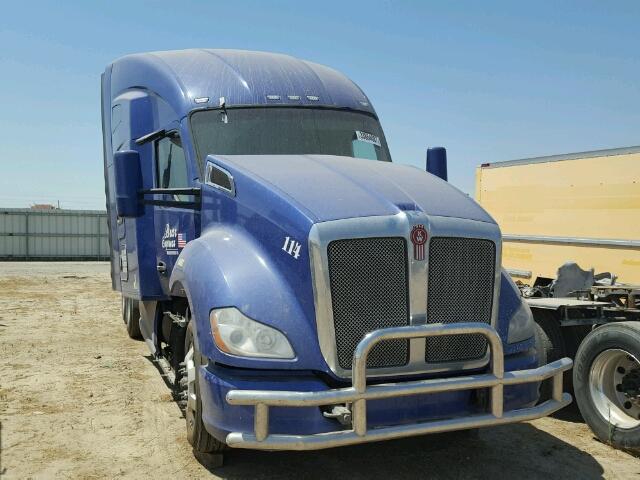 1XKYDP9X9FJ442427 - 2015 KENWORTH CONSTRUCTI BLUE photo 1