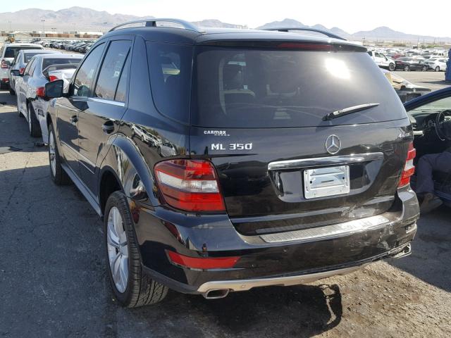 4JGBB8GB8BA658084 - 2011 MERCEDES-BENZ ML 350 4MA BLACK photo 3