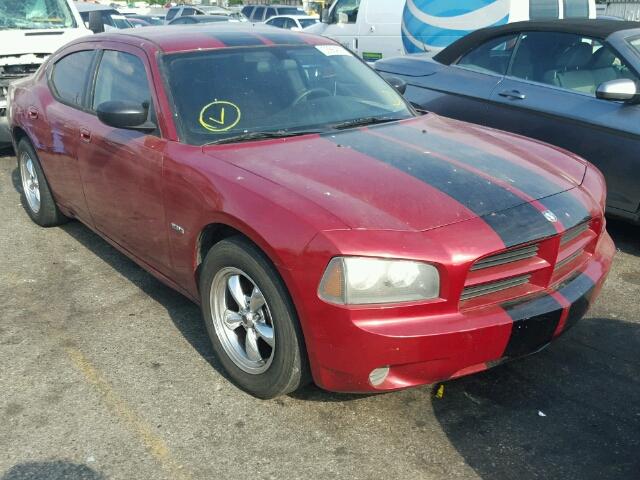 2B3KA43GX6H419758 - 2006 DODGE CHARGER SE BURGUNDY photo 1