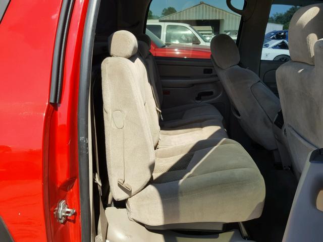 3GNEC12Z05G125038 - 2005 CHEVROLET AVALANCHE RED photo 6