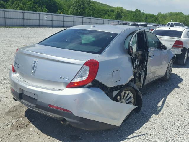 1LNHL9DK3DG602796 - 2013 LINCOLN MKS BLUE photo 4