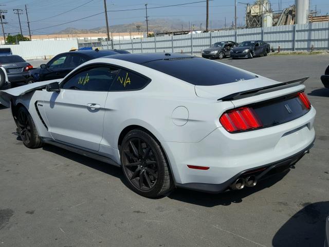 1FA6P8JZ2H5526314 - 2017 FORD MUSTANG SH WHITE photo 3