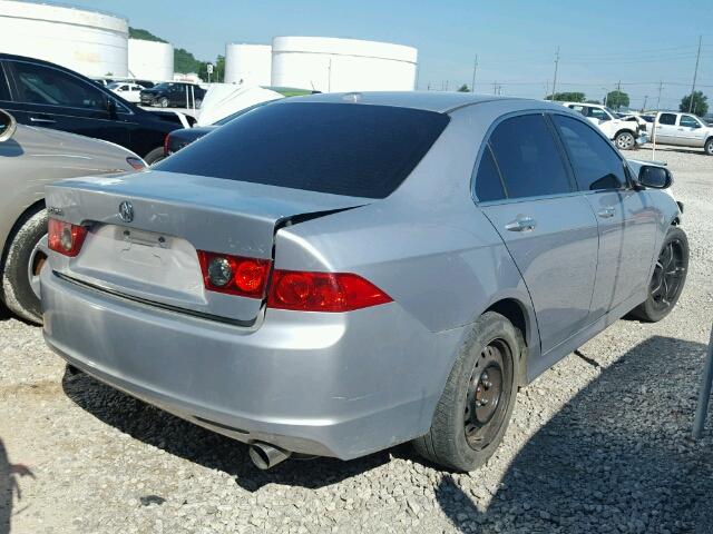 JH4CL95877C006215 - 2007 ACURA TSX SILVER photo 4