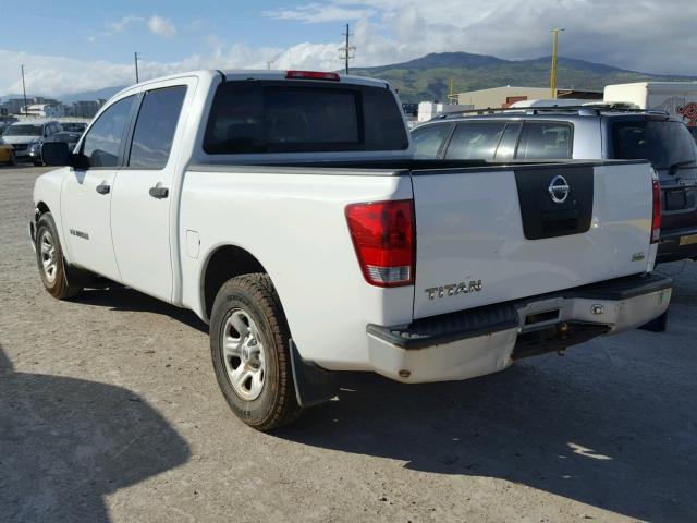 1N6AA07A56N567703 - 2006 NISSAN TITAN XE WHITE photo 3