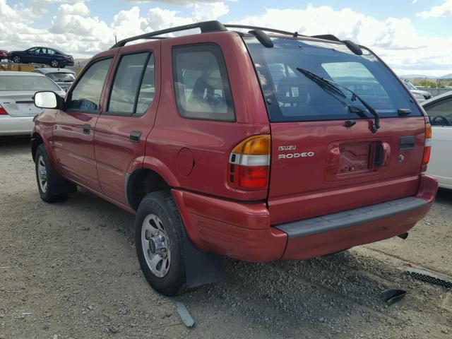 4S2CK58W6W4361414 - 1998 ISUZU RODEO S MAROON photo 3