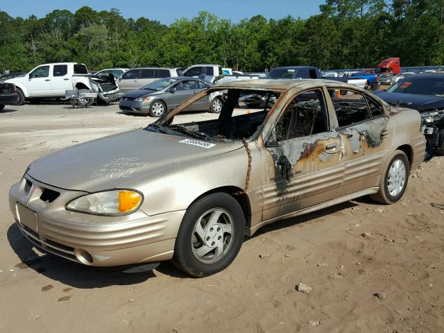 1G2NF52T81M542745 - 2001 PONTIAC GRAND AM S ბეჟი ფოტო 2